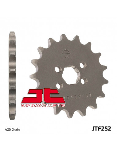 Pignon JT SPROCKETS acier standard 252 - 420