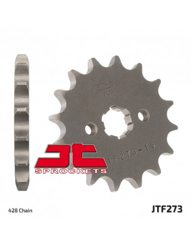 Pignon JT SPROCKETS acier standard 273 - 428