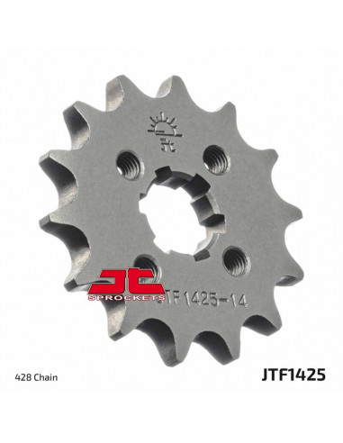 Pignon JT SPROCKETS 14 dents acier standard pas 428 type 1425