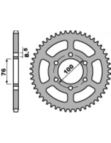 Couronne PBR acier standard 4513 - 428