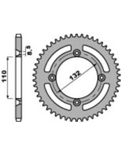 Couronne PBR acier standard 4486 - 428