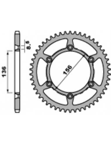 Couronne PBR acier standard 820 - 520