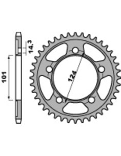 Couronne PBR acier standard 4508 - 525