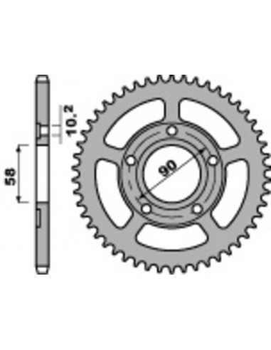 Couronne PBR acier standard 281 - 520