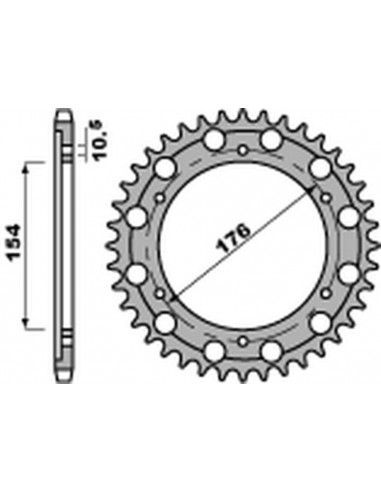 Couronne PBR acier standard 4679 - 525