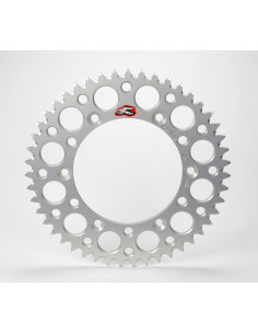 Couronne RENTHAL aluminium Ultra-Light anti-boue 404U - 520