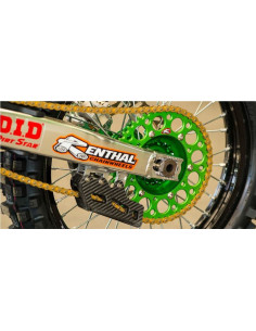 Couronne RENTHAL aluminium Ultra-Light anti-boue 112U - 520 2