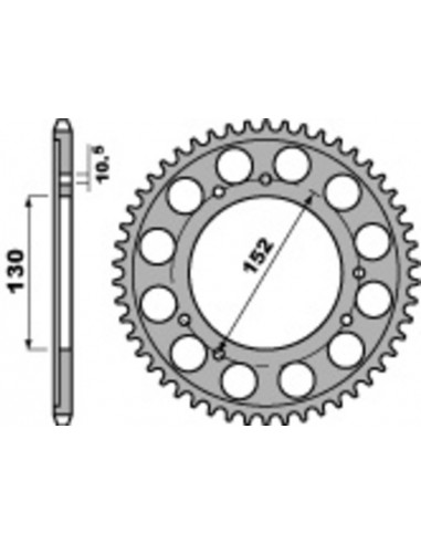 Couronne PBR acier standard 713 - 530