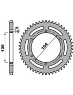 Couronne PBR acier standard 4546 - 520