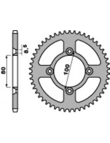 Couronne PBR acier standard 238 - 420