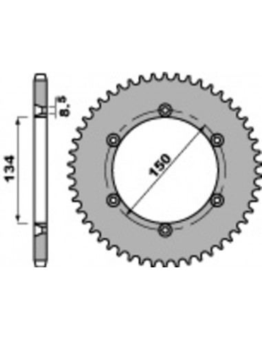 Couronne PBR acier standard 4330 - 428