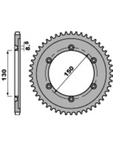 Couronne PBR acier standard 4374 - 428