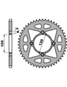 Couronne PBR acier standard 4478 - 428