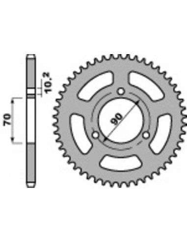 Couronne PBR acier standard 239 - 420