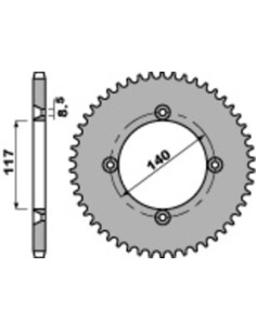 Couronne PBR acier standard 831 - 428