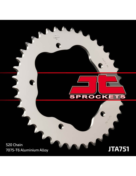 Couronne JT SPROCKETS aluminium Ultra-Light 751 - 520