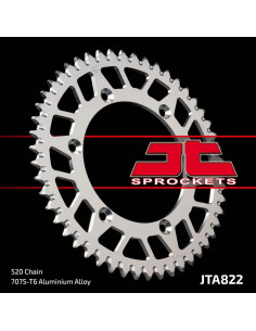 Couronne JT SPROCKETS aluminium Ultra-Light anti-boue 822 - 520 2