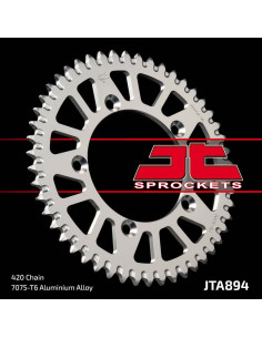 Couronne JT SPROCKETS aluminium Ultra-Light anti-boue 894 - 420 2