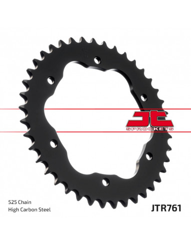 Couronne JT SPROCKETS acier standard 761 - 525