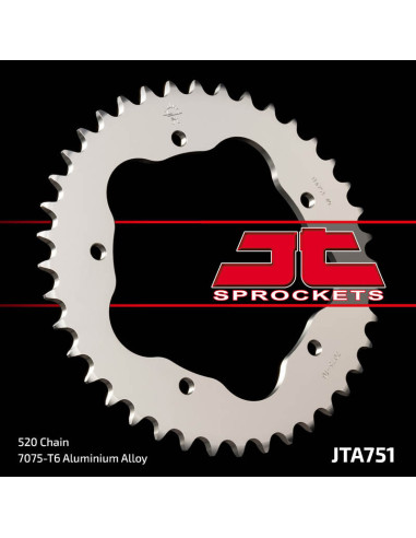 Couronne JT SPROCKETS acier Ultra-Light 751 - 520