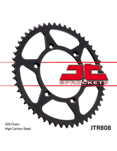 Couronne JT SPROCKETS acier anti-boue 808 - 520
