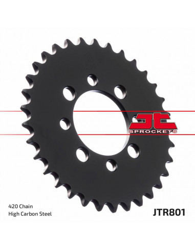 Couronne JT SPROCKETS acier standard 801 - 420