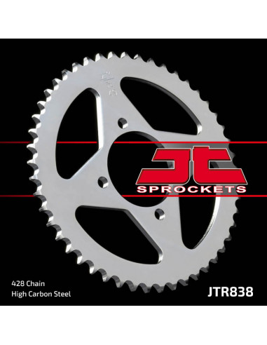 Couronne JT SPROCKETS acier standard 838 - 428