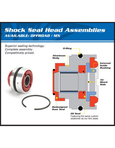 Joint tige d'amortisseur ALL BALLS Yamaha