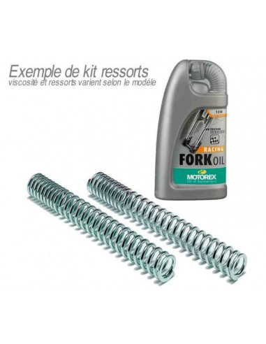 Kit ressort de fourche BITUBO tarage 0,9 avec huile de fourche MOTOREX Suzuki SV1000N, S