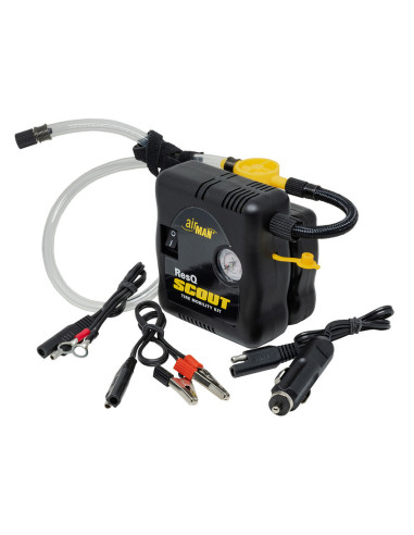 Kit mini-compresseur + bombe anticrevaison AIRMAN ResQ Scout