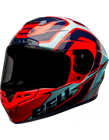 Casque BELL Star DLX Mips Labyrinth Gloss Blue/Red