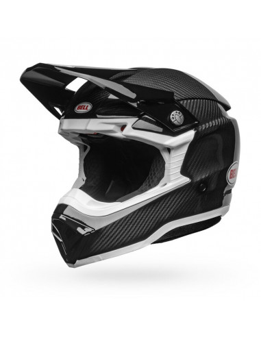 Casque BELL Moto-10 Spherical - Gloss Black/White