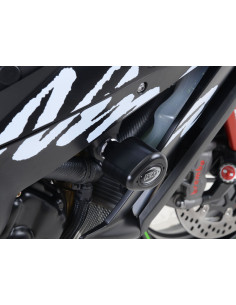 Tampons de protection R&G RACING Aero - blanc Kawasaki ZX10-R/RR 2
