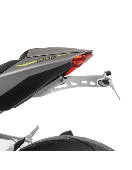 Support de plaque R&G RACING - argent Triumph Speed Triple 1200 RS