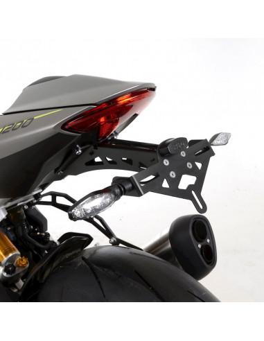 Support de plaque R&G RACING - noir Triumph Speed Triple 1200 RS