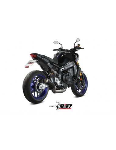 Ligne complète MIVV X-M1 - Steel Black/inox Yamaha MT-09/SP/FZ-09