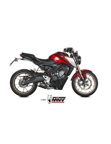 Ligne complète MIVV MK3 - carbone/inox Honda CB125R