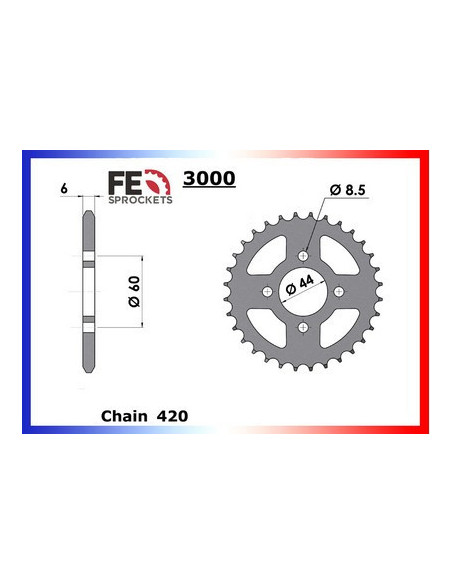 FS1.50 '77 13X44 FE420R *  (599)