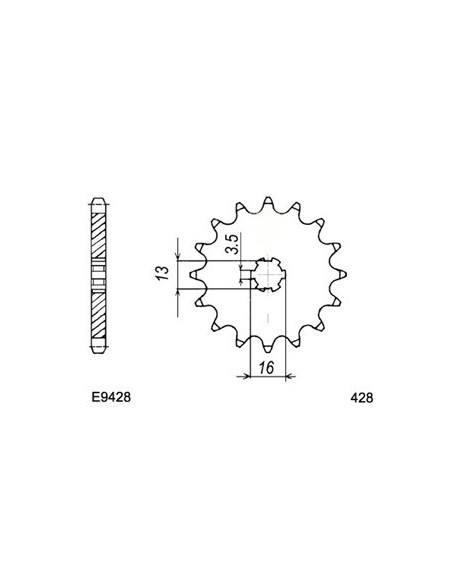 YZ.80 '80 14X51 428H *  (3R1)