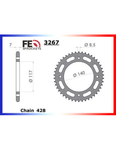 YZ.80 '85 15X46 428H *  (58T)