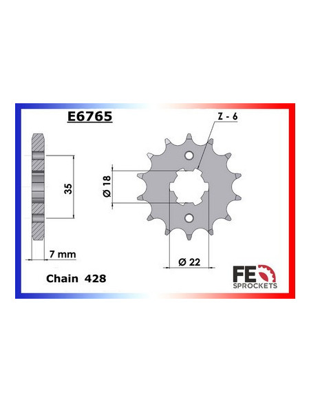 TW.125 '98/01 14X50 RK428FEX  (5EK1)