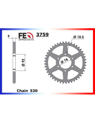 XJ.400 '81/83 16X44 RK530KS µ  (4V7,28F)