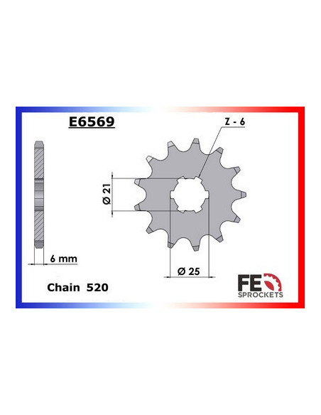 YZ.490 '84/87 14X50 RK520MXU  (43R,57H,1LV,2HJ)