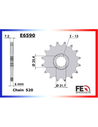XTZ.750 '89/98 16X46 RK520GXW *  (3LD,3WM)