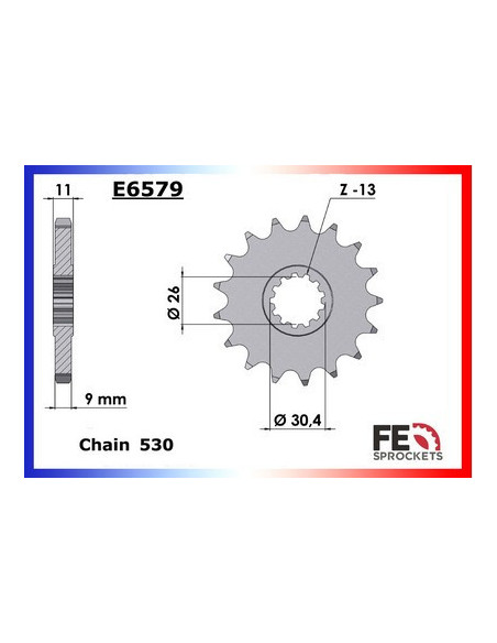 R1.1000 YZF '98/03 16X43 RK530GXW *  (5EG1)(5NO1-04-09)
