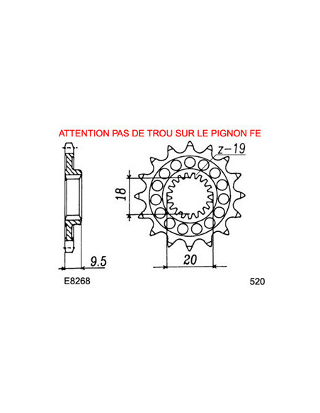 CR.125.R '03 13X52 RK520SO