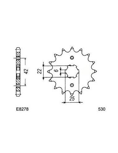 CB.400.TWIN '78/80 16X37 RK530FEX
