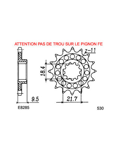 CR.500.RG/RH '86/87 14X51 RK520SO  (PE02)
