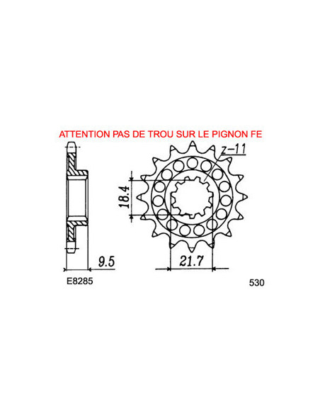 CR.500.RG/RH '86/87 14X51 RK520SO  (PE02)