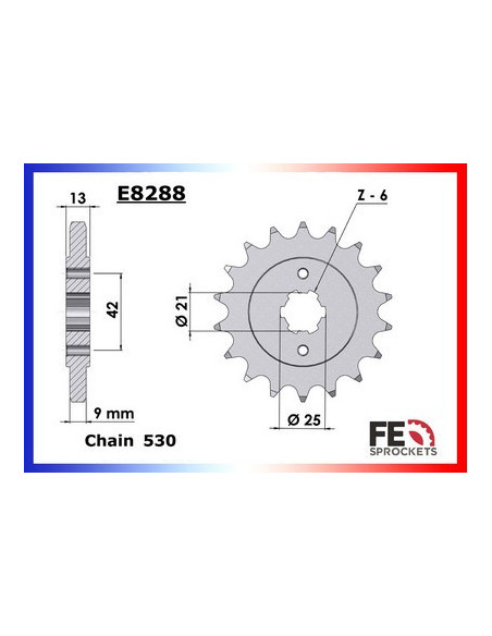 CB.750.K2/K6/FOUR '71/76 18X48 RK530KRO *  (CB750)
